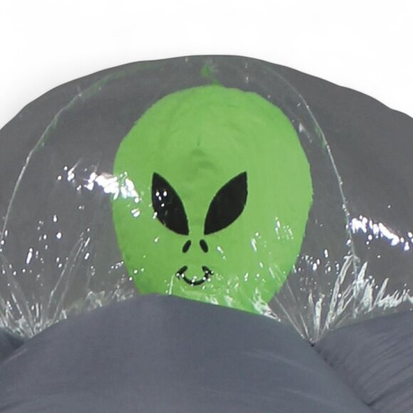 7 FT Alien UFO LED Tractor Beam Inflatable Yard Farm Prop Christmas Area 51 NEW - Picture 2 of 11